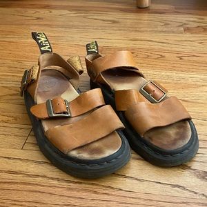 DOC MARTEN BROWN LEATHER SANDALS